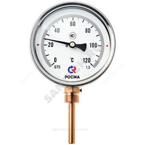 Термометр биметаллический Дк63 радиальный 120С БТ-32.211 Росма