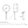 Термометр биметаллический Дк63 радиальный 160С БТ-32.211 Росма
