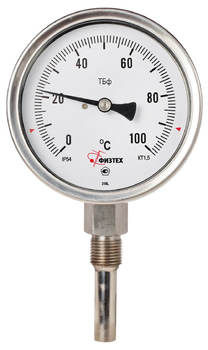 Термометры биметаллические коррозионностойкие ТБф-221 с возможностью гидрозаполнения