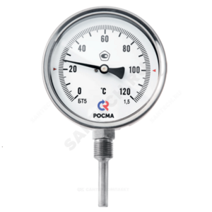 Термометр биметаллический Дк100 радиальный 60С БТ-52.220 Росма