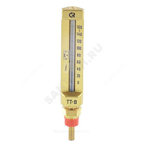 Термометр жидкостной прямой 160С ТТ-В-150 Росма