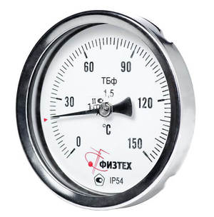 Общетехнические биметаллические термометры ТБф-120 d.80