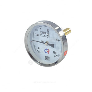 Термометр биметаллический Дк63 осевой 160С БТ-31.211 Росма