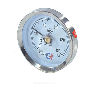 Термометр биметаллический Дк63 накладной 150С БТ-30.010 Росма