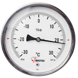 Термометры биметаллические коррозионностойкие ТБф-221 с возможностью гидрозаполнения